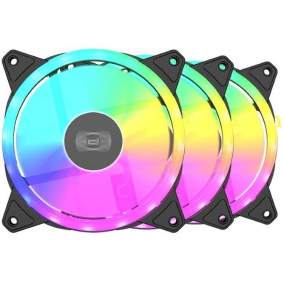 Кулер для корпуса PcCooler F3 T120 ARGB BK 3IN1 98_98.jpg - фото 1