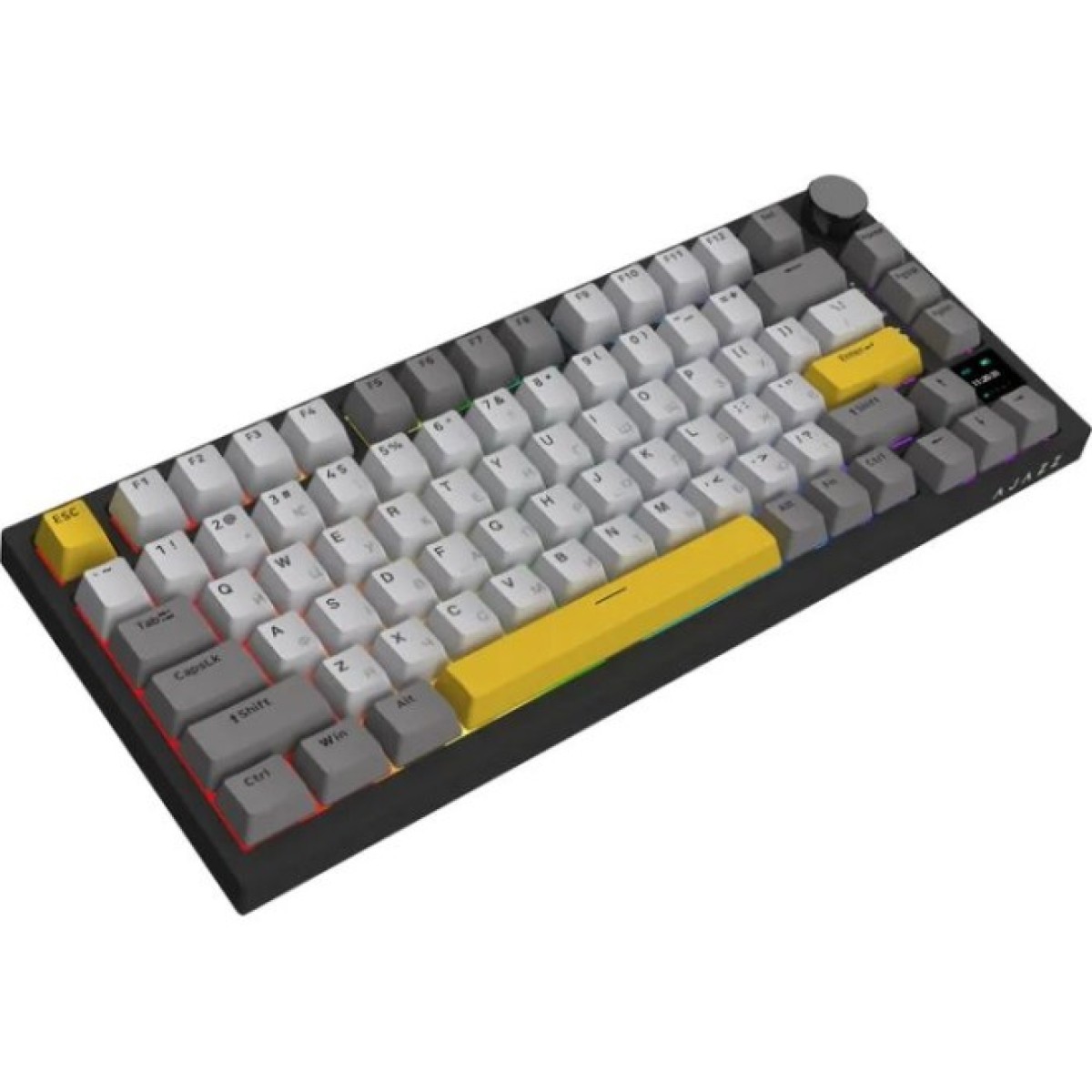 Клавіатура Ajazz AK820 Pro Gift Switch Black RGB USB/Wireless/Bluetooth UA Black (AK820PRO-G-BGY) 98_98.jpg - фото 3