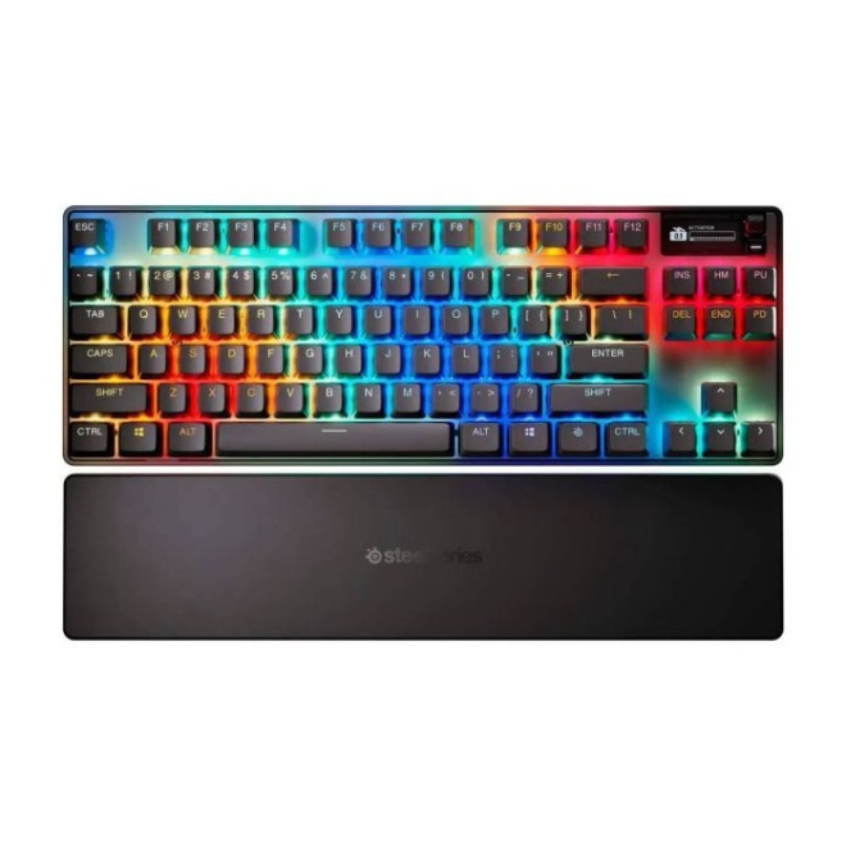 Клавіатура SteelSeries Apex Pro TKL Wireless Gen 3 UA HyperMagnetic OmniPoint 2.0 OLED UA Black (64871) 98_98.jpg - фото 4