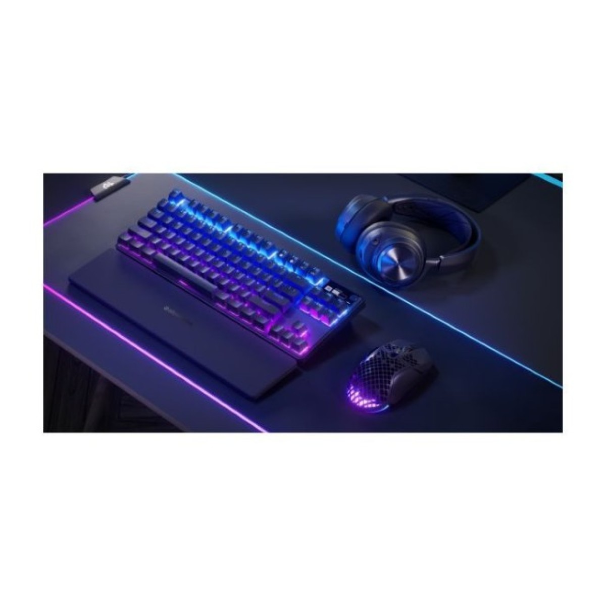 Клавіатура SteelSeries Apex Pro TKL Wireless Gen 3 UA HyperMagnetic OmniPoint 2.0 OLED UA Black (64871) 98_98.jpg - фото 5