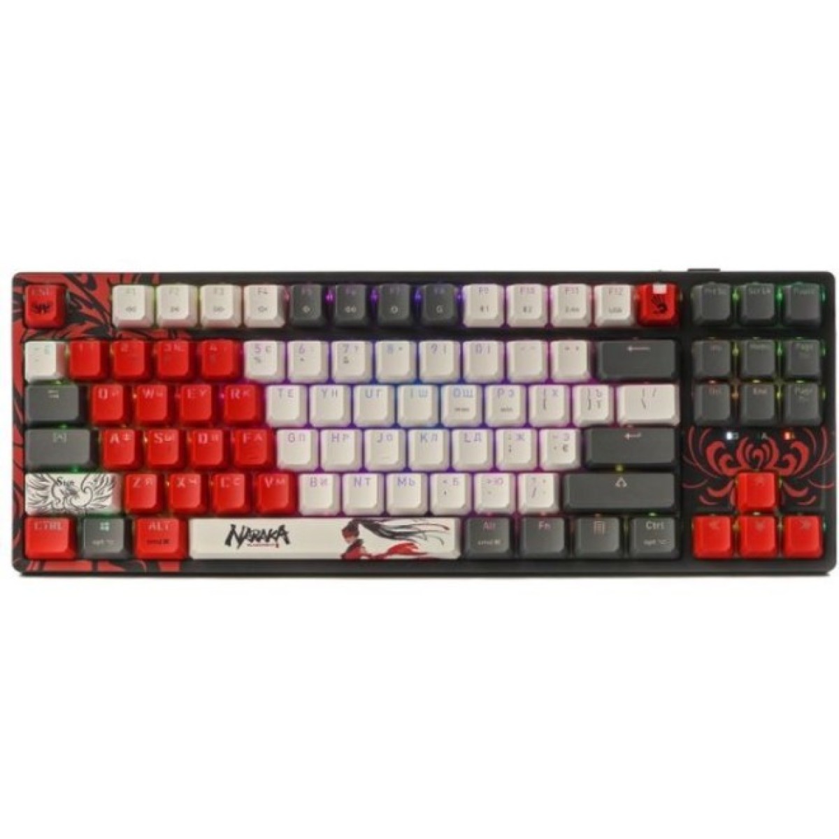 Клавіатура A4Tech Bloody WS87 Naraka Wireless/Bluetooth Black/Red (4711421001113) 98_98.jpg - фото 1