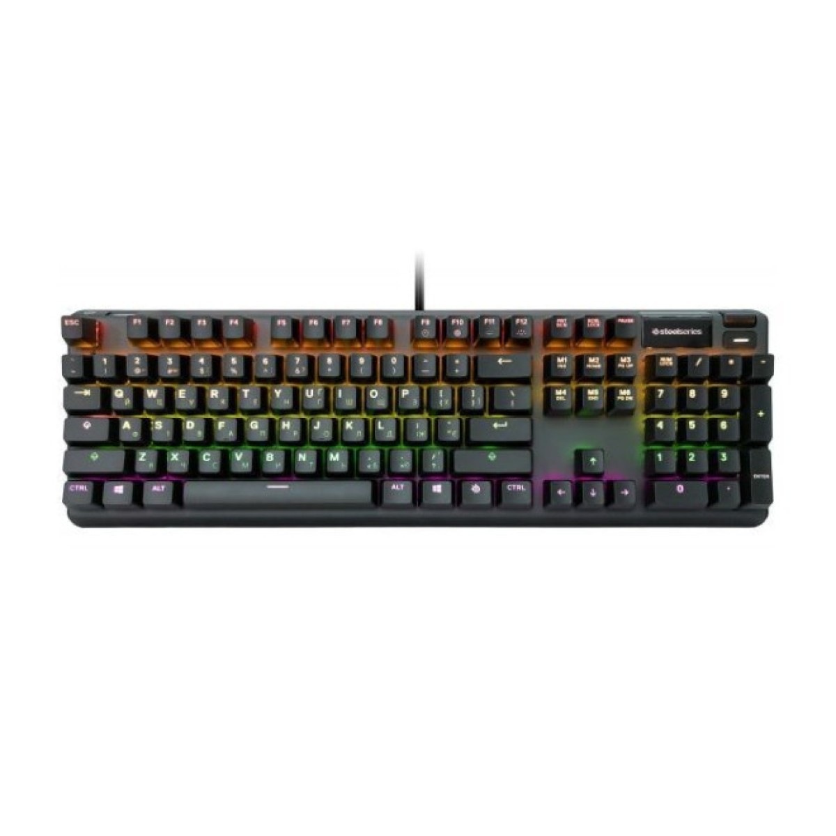 Клавиатура SteelSeries Apex 7 Blue Switch OLED Smart Display USB UA Black (64774) 98_98.jpg - фото 1