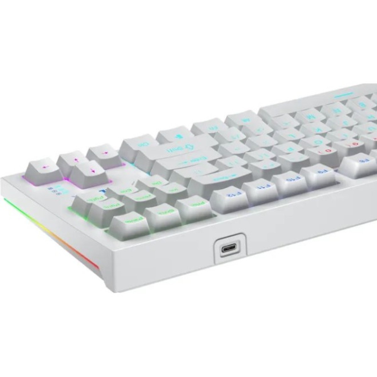 Клавиатура Aula F3032 White keycaps plus 21 Yellow keys KRGD Brown USB UA White (6948391201757) 98_98.jpg - фото 3
