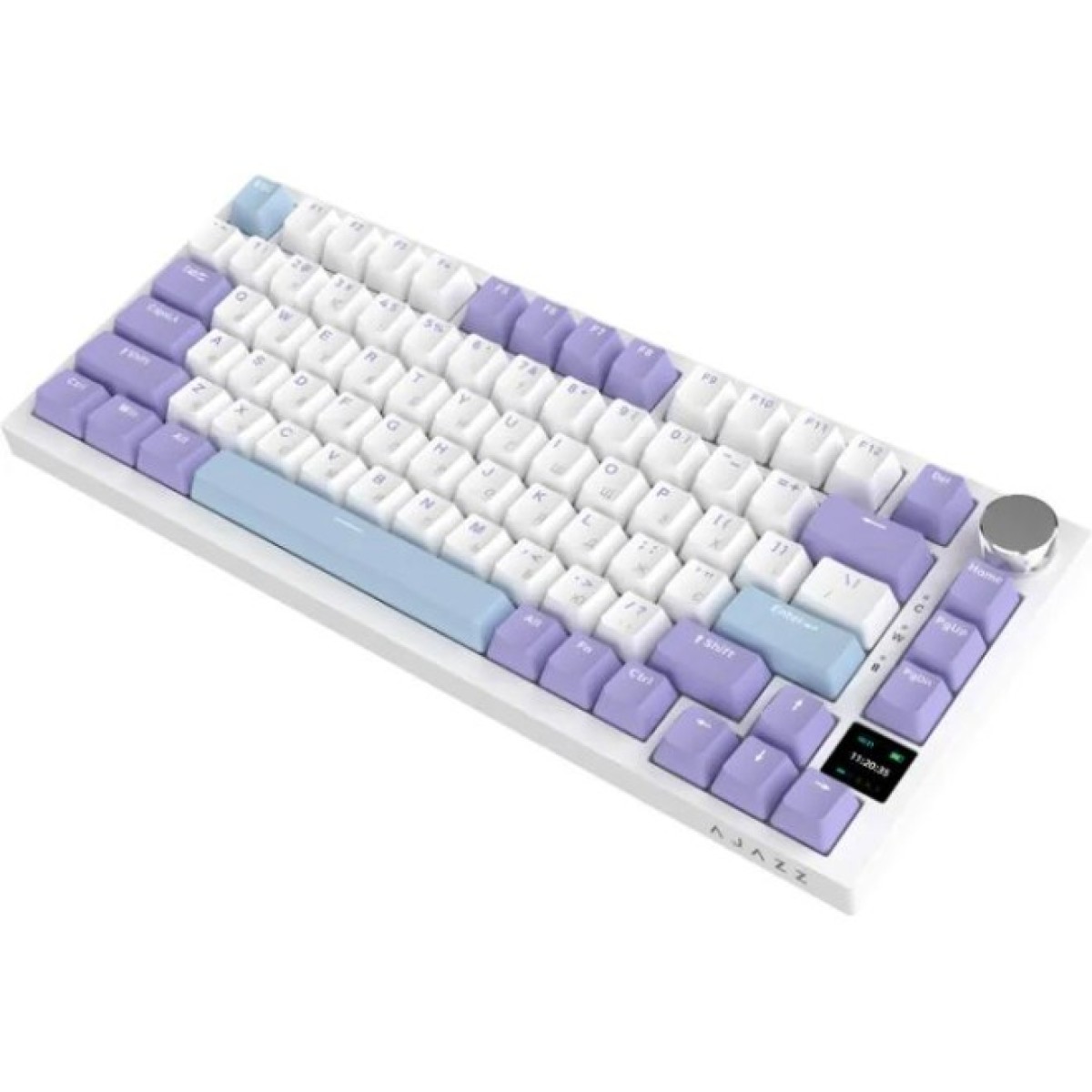 Клавиатура Ajazz AK820 Pro Flying Fish Switch Purple RGB USB/Wireless/Bluetooth UA Purple (AK820PRO-FF-PWB) 98_98.jpg - фото 8
