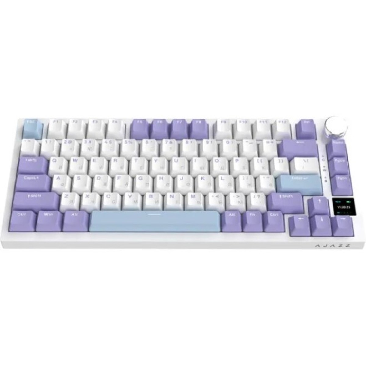 Клавиатура Ajazz AK820 Pro Flying Fish Switch Purple RGB USB/Wireless/Bluetooth UA Purple (AK820PRO-FF-PWB) 98_98.jpg - фото 9