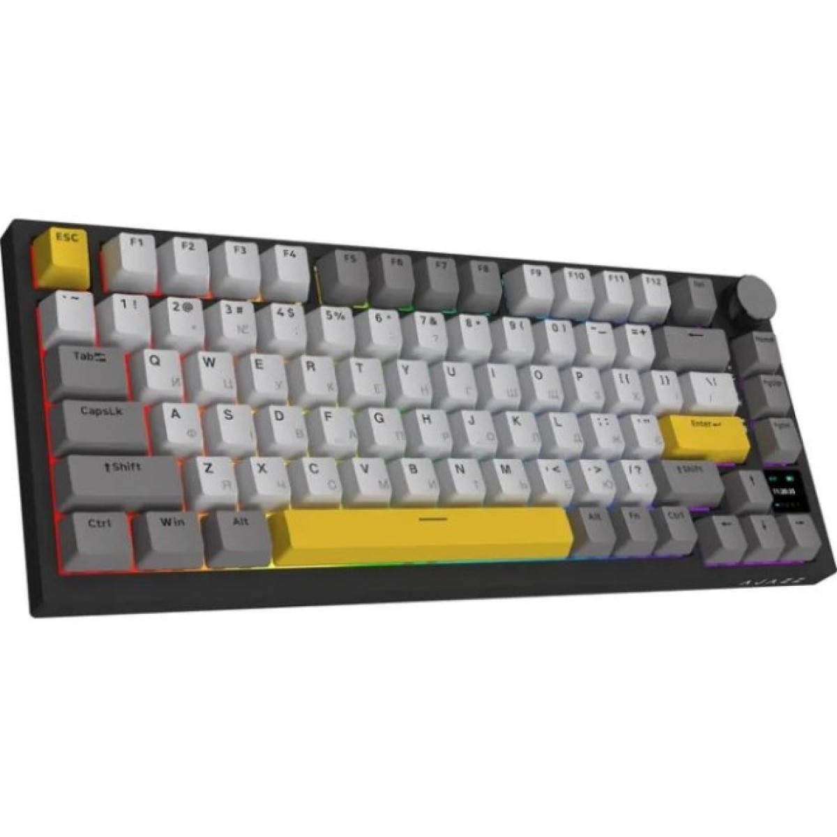 Клавіатура Ajazz AK820 Pro Gift Switch Black RGB USB/Wireless/Bluetooth UA Black (AK820PRO-G-BGY) 98_98.jpg - фото 8
