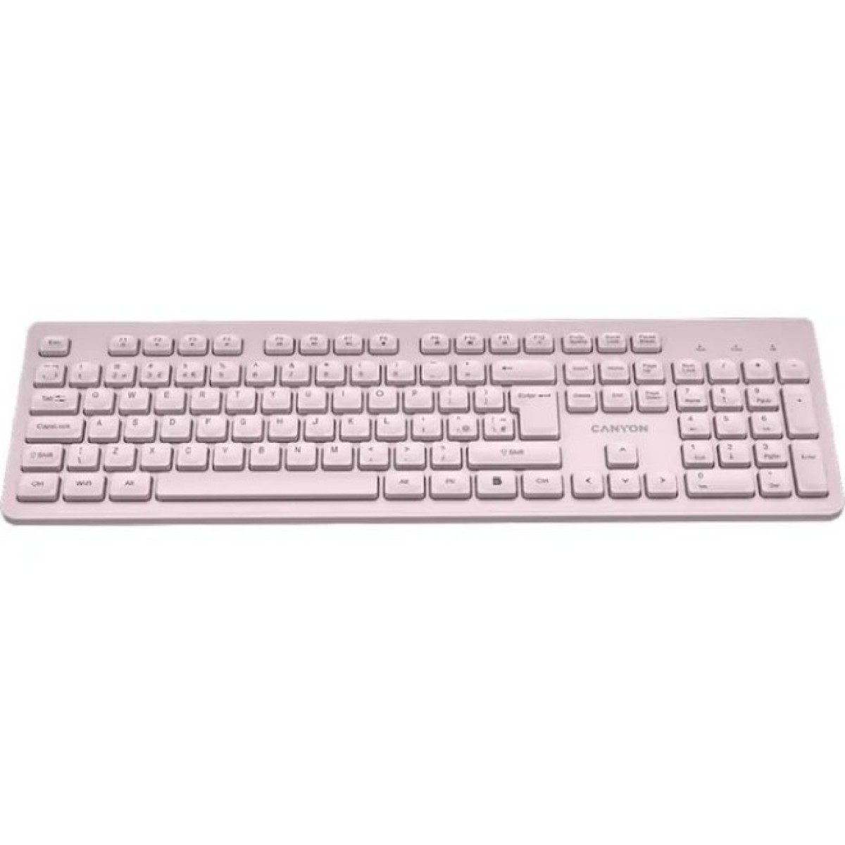 Клавіатура Canyon HKB-W01 Silent Wireless UA Beige (CNS-HKBW01BG) 98_98.jpg - фото 6