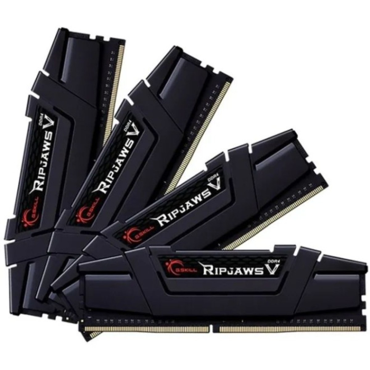 Модуль пам'яті для комп'ютера DDR4 128GB (4x32GB) 3600 MHz RipjawsV Black G.Skill (F4-3600C18Q-128GVK) 98_98.jpg - фото 1