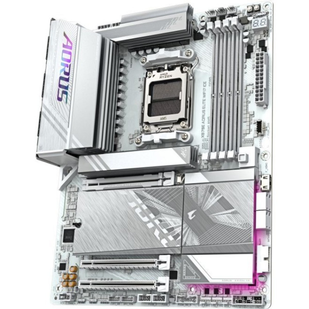 Материнська плата GIGABYTE X870E AORUS ELITE WIFI7 ICE (X870E A ELITE WIFI7 ICE) 98_98.jpg - фото 3