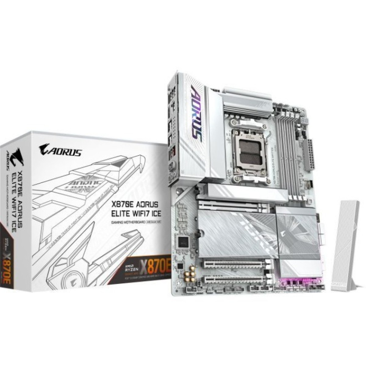Материнська плата GIGABYTE X870E AORUS ELITE WIFI7 ICE (X870E A ELITE WIFI7 ICE) 98_98.jpg - фото 4