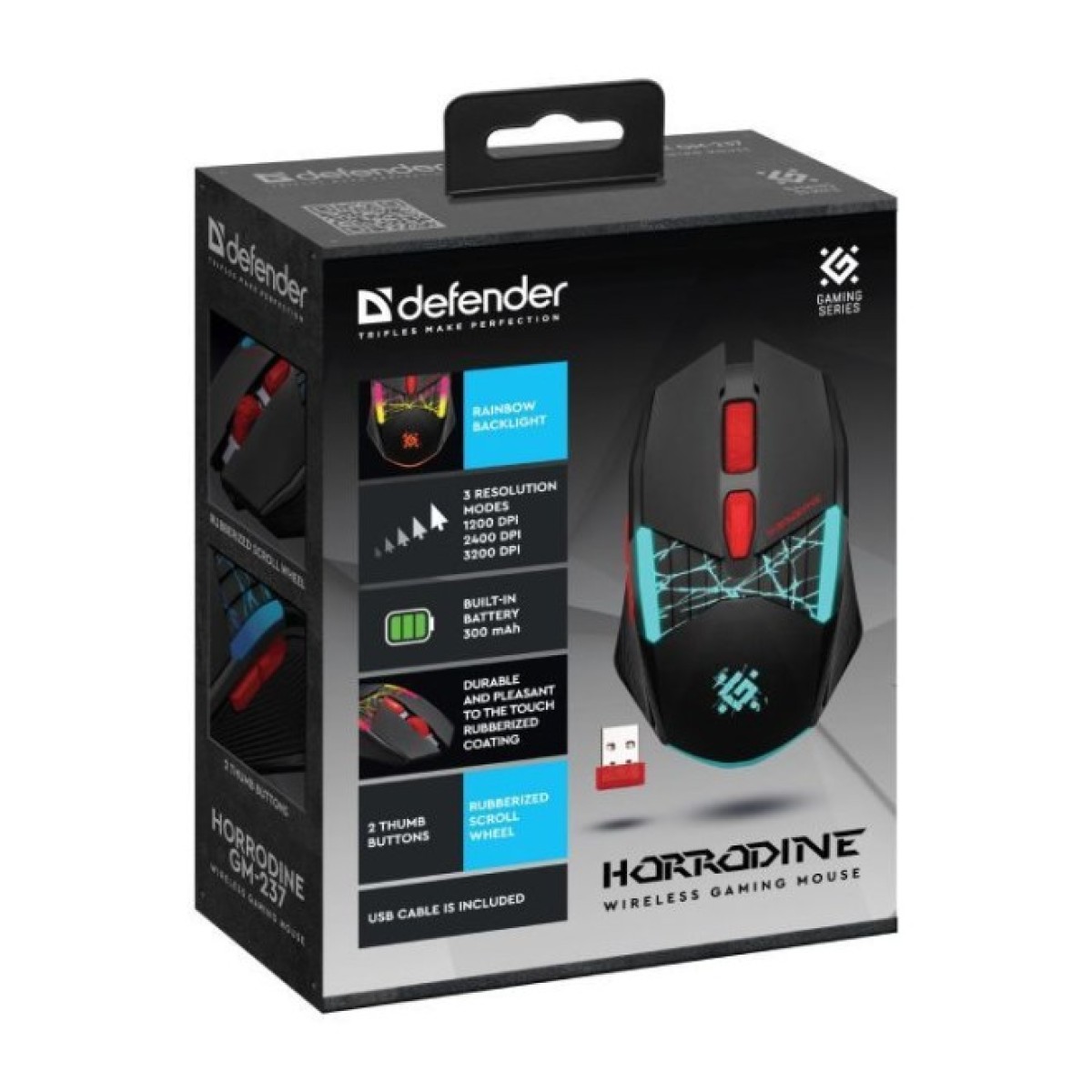 Мишка Defender Horrodine GM-237 LED Wireless Black (52237) 98_98.jpg - фото 2