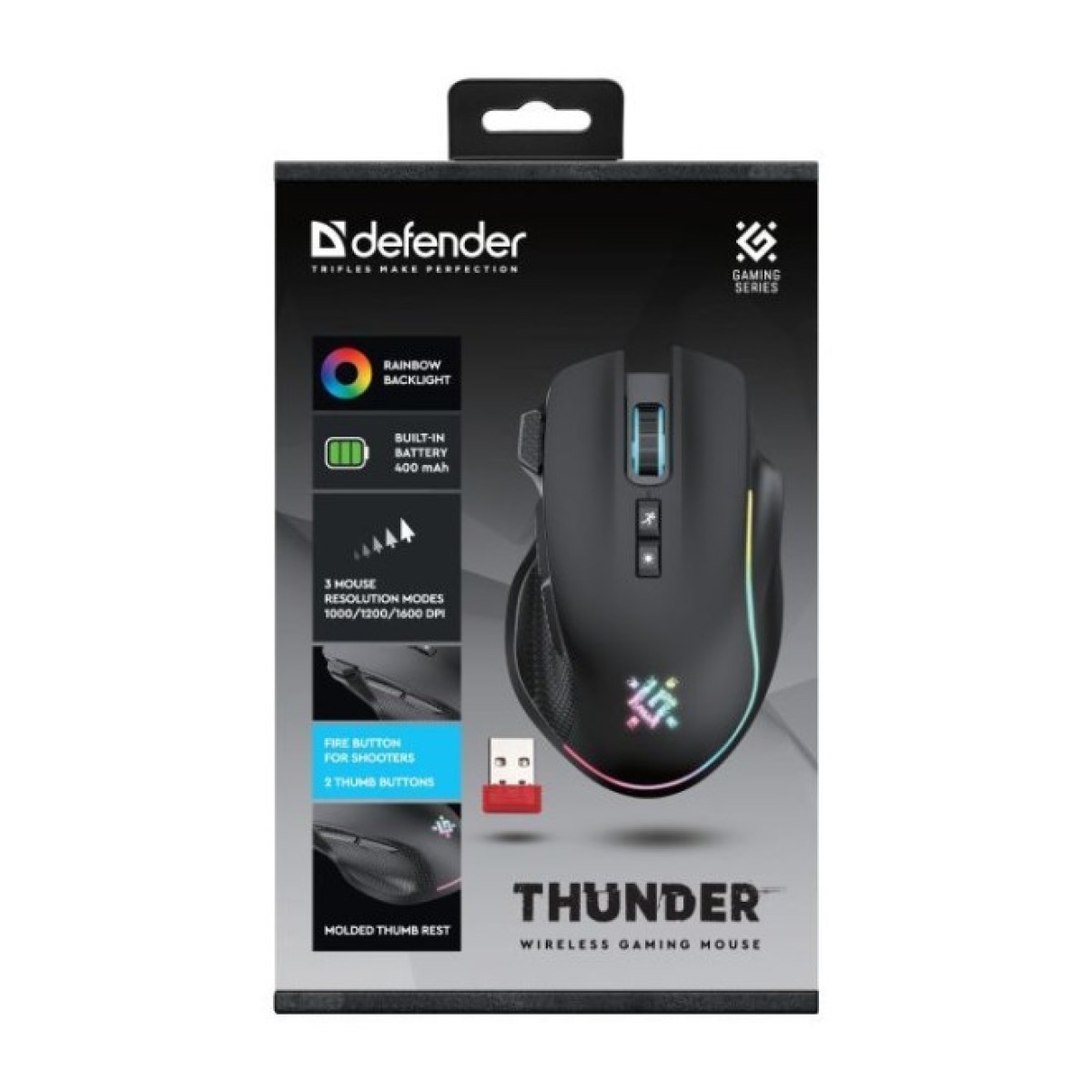 Мышка Defender Thunder GM-213 LED Wireless Black (52213) 98_98.jpg - фото 4