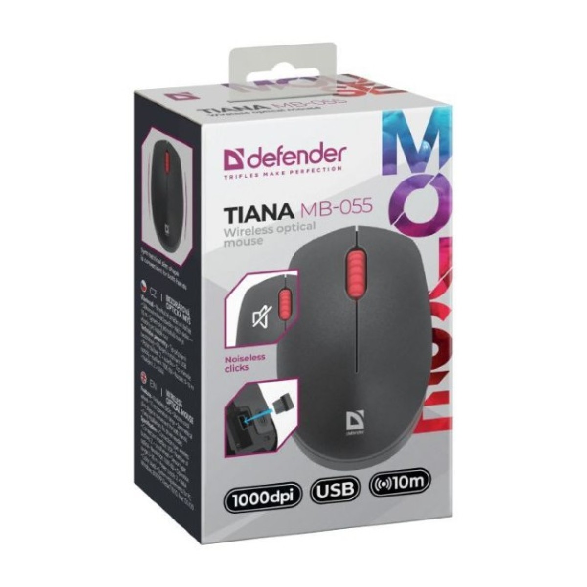Мышка Defender Tiana MB-055 Wireless Black (52055) 98_98.jpg - фото 2