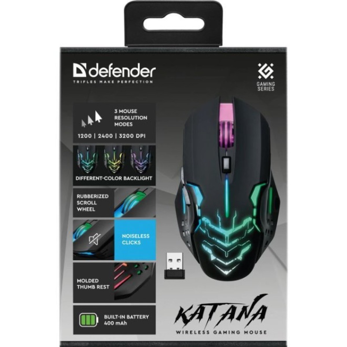 Мишка Defender Katana GM-511 LED Wireless Black (52511) 98_98.jpg - фото 5