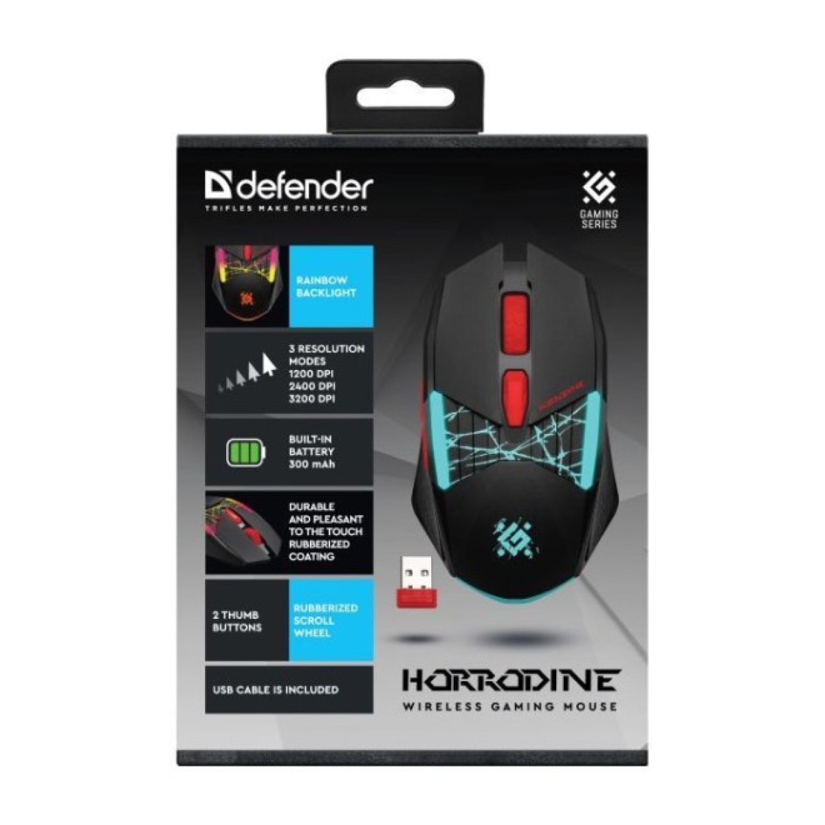 Мишка Defender Horrodine GM-237 LED Wireless Black (52237) 98_98.jpg - фото 3