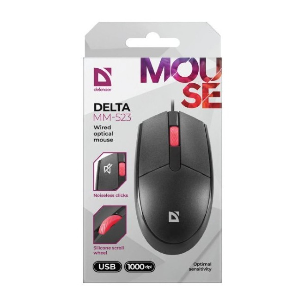 Мишка Defender Delta MM-523 USB Black (52523) 98_98.jpg - фото 3