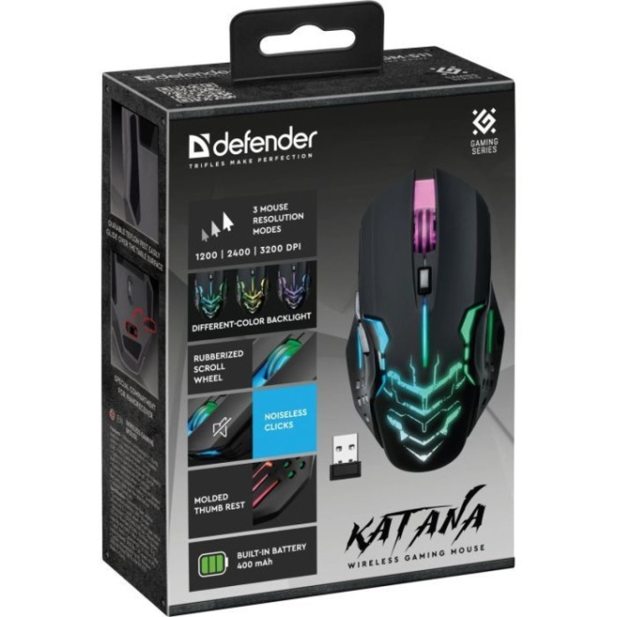 Мишка Defender Katana GM-511 LED Wireless Black (52511) 98_98.jpg - фото 6