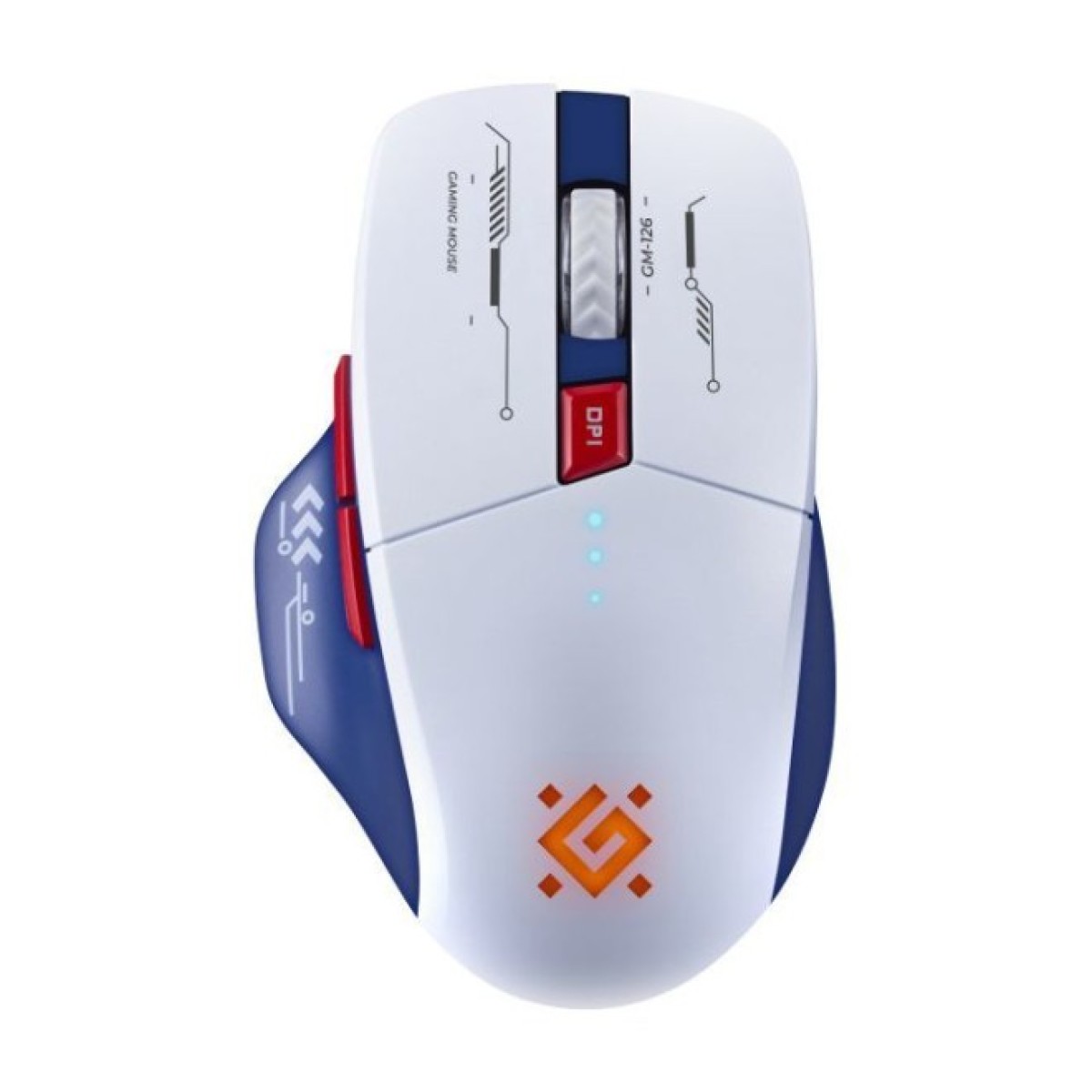 Мишка Defender Tisa GM-126 LED Wireless/Bluetooth White/Blue (52126) 98_98.jpg - фото 1