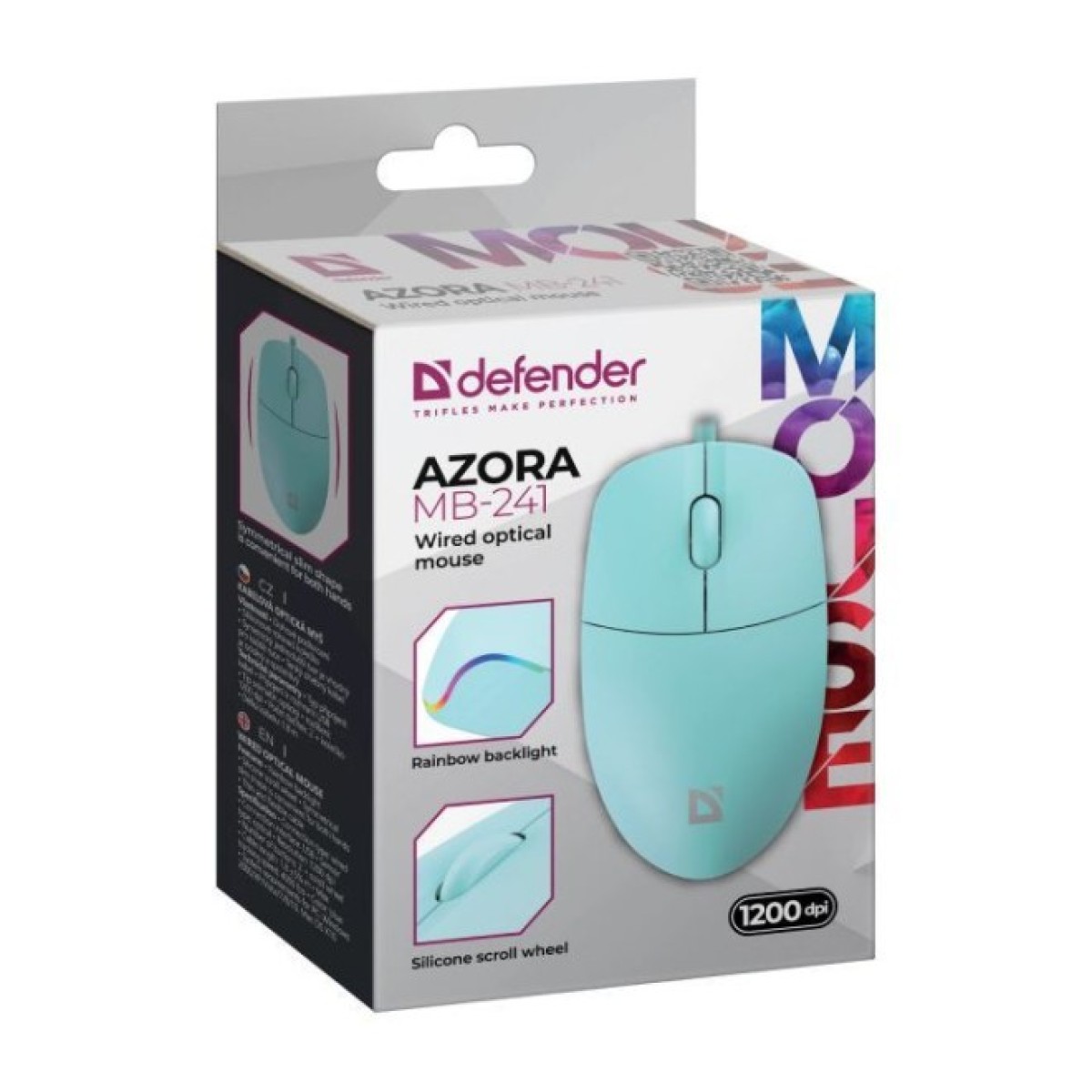 Мишка Defender Azora MB-241 LED USB Blue (52243) 98_98.jpg - фото 3