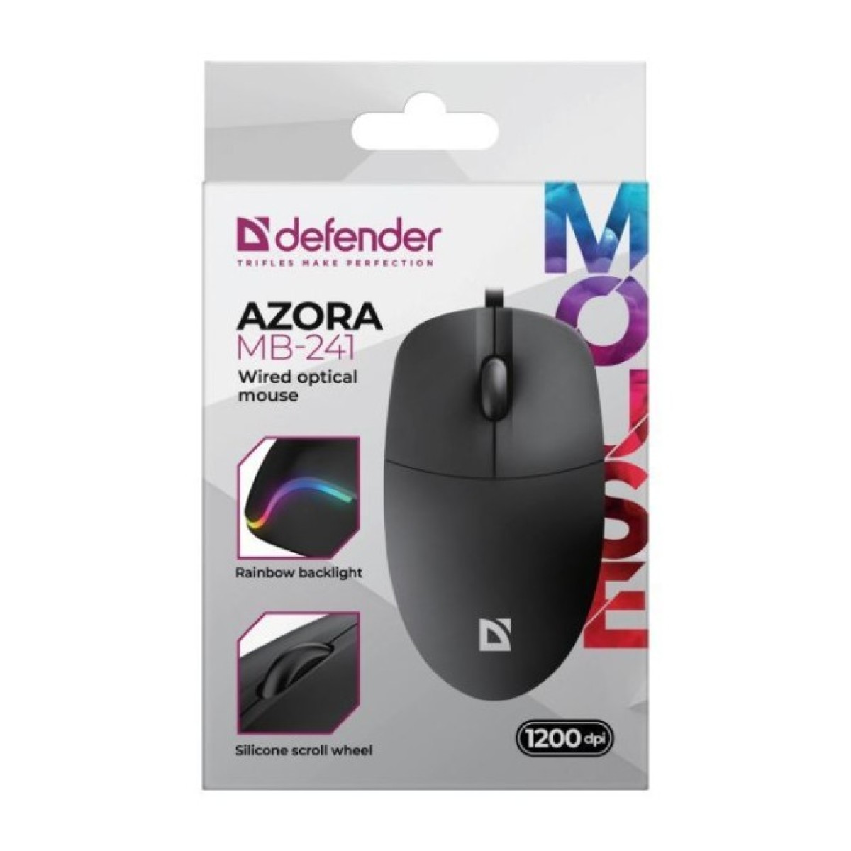 Мишка Defender Azora MB-241 LED USB Black (52241) 98_98.jpg - фото 4