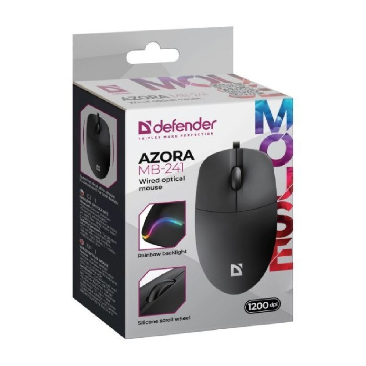 Мишка Defender Azora MB-241 LED USB Black (52241) 98_98.jpg - фото 5