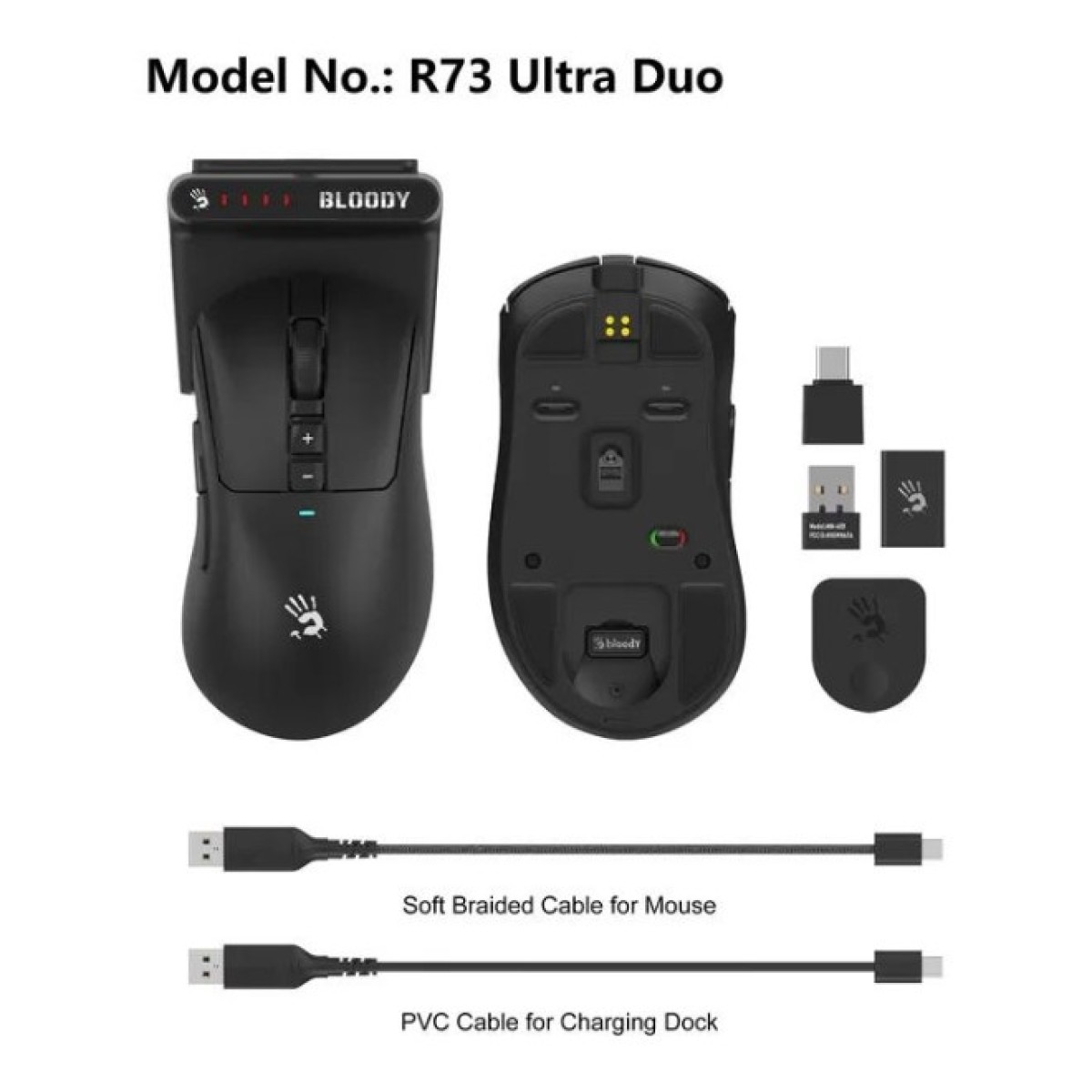 Мишка A4Tech Bloody R73 Ultra Duo Wireless Black (4711421002356) 98_98.jpg - фото 12