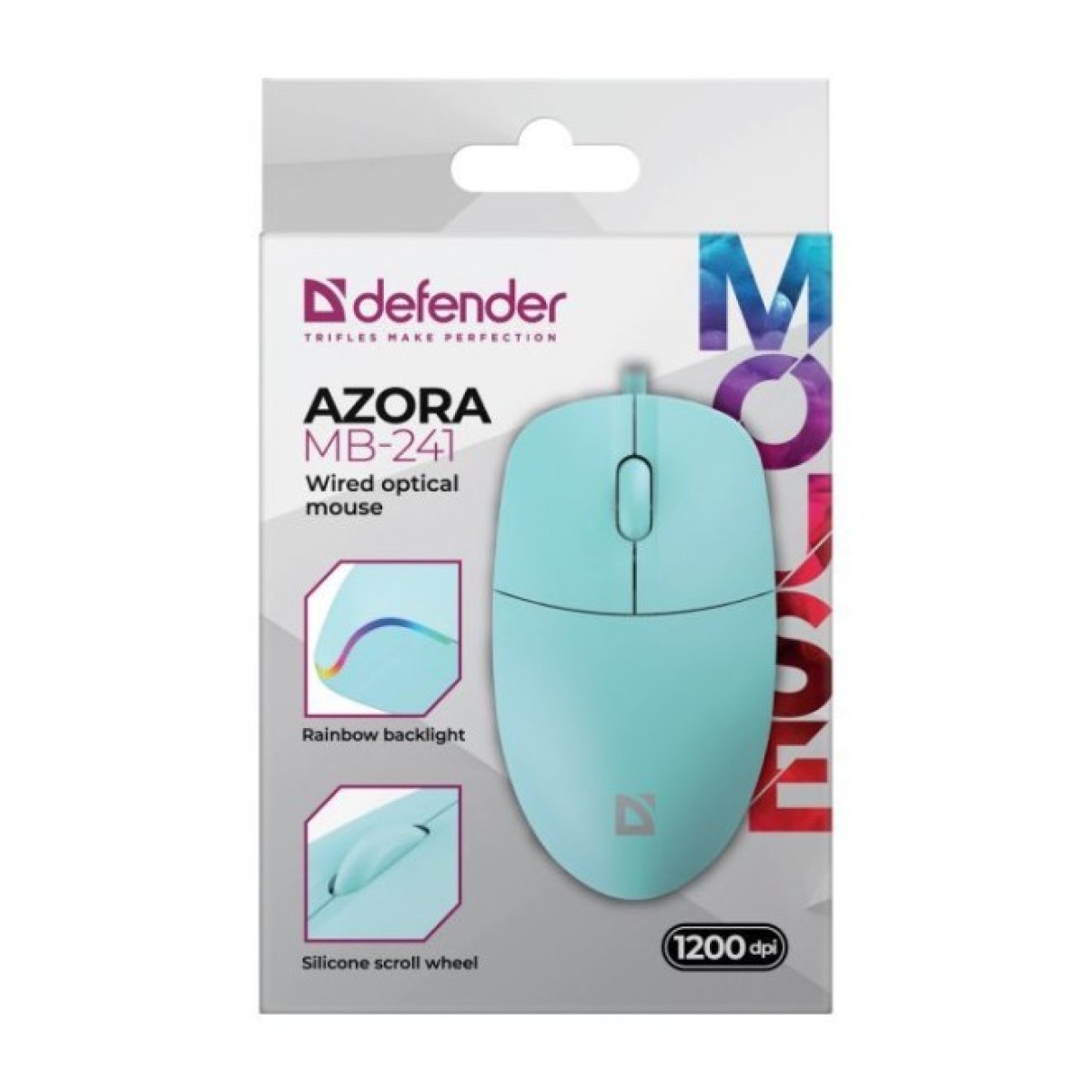 Мишка Defender Azora MB-241 LED USB Blue (52243) 98_98.jpg - фото 5