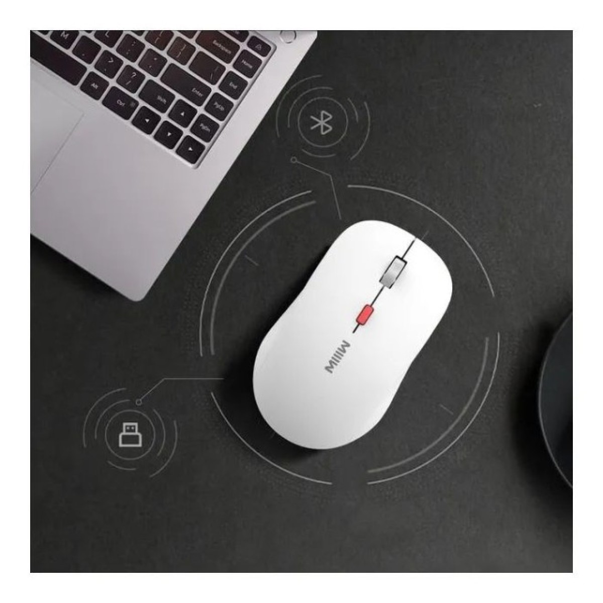 Мышка Xiaomi MiiiW Wireless/Bluetooth White (MW23M22 White) 98_98.jpg - фото 3