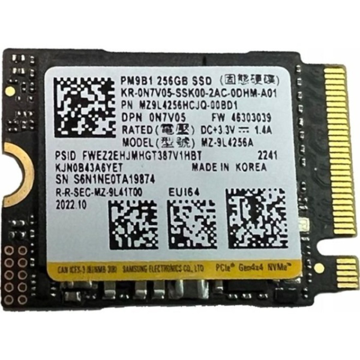 Накопитель SSD M.2 2230 256GB Samsung (MZ9L4256HCJQ-00BD1) 256_256.jpg