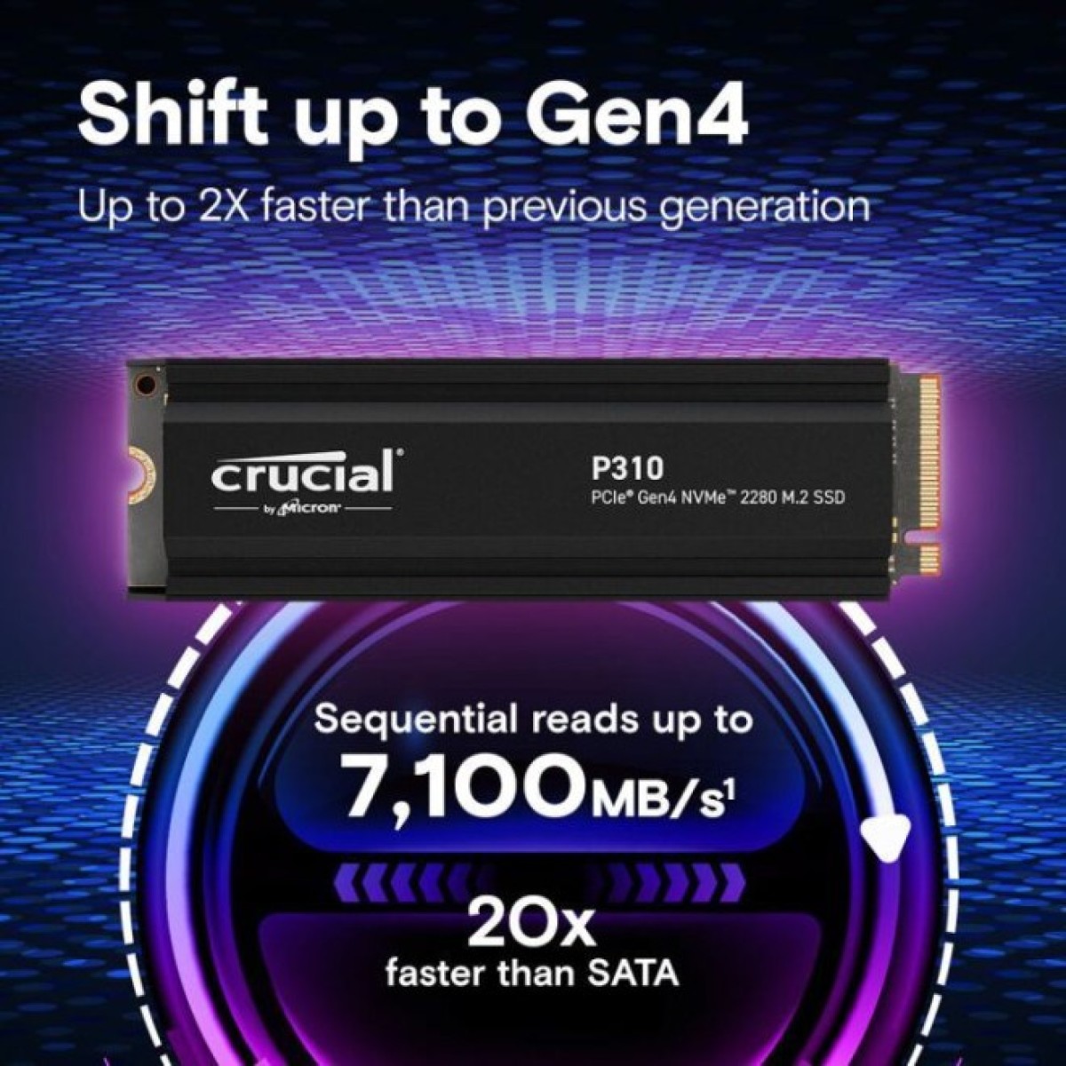 Накопитель SSD M.2 2280 1TB P310 with heatsink Micron (CT1000P310SSD5) 98_98.jpg - фото 6
