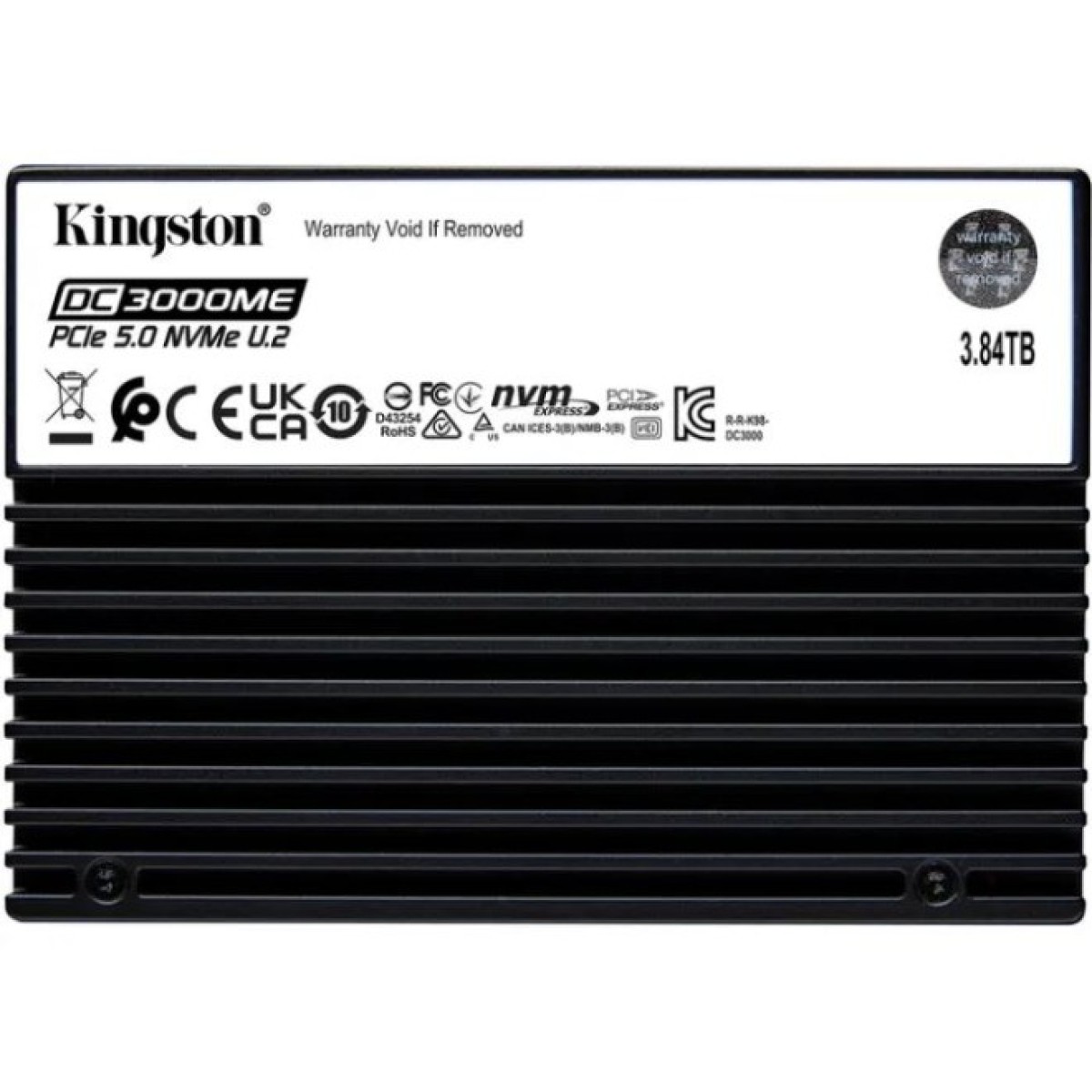 Накопитель SSD U.2 2.5" 3.84TB Kingston (SEDC3000ME/3T8) 98_98.jpg - фото 1