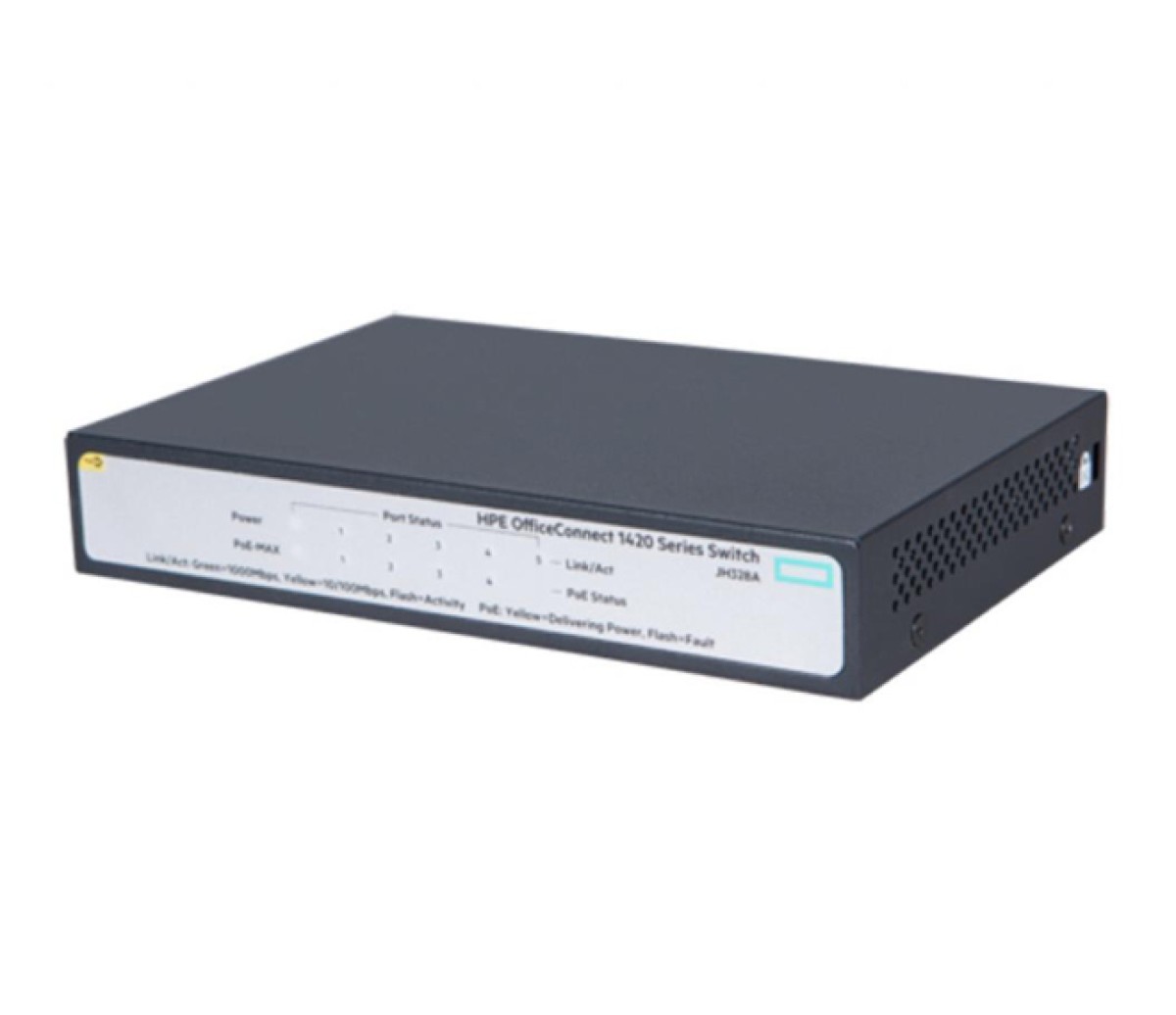 Коммутатор HPE 1420-5G-PoE+ Unmanaged Switch, 5xGE-T, L2, 32W, LT Warranty 98_85.jpg - фото 3