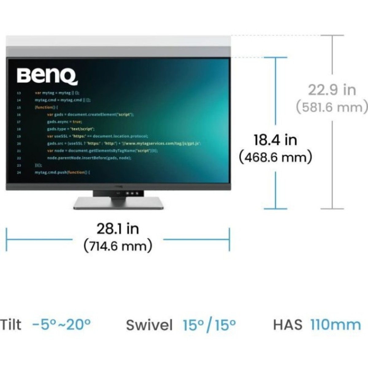 Монитор BenQ RD320U Metallic Grey 98_98.jpg - фото 8