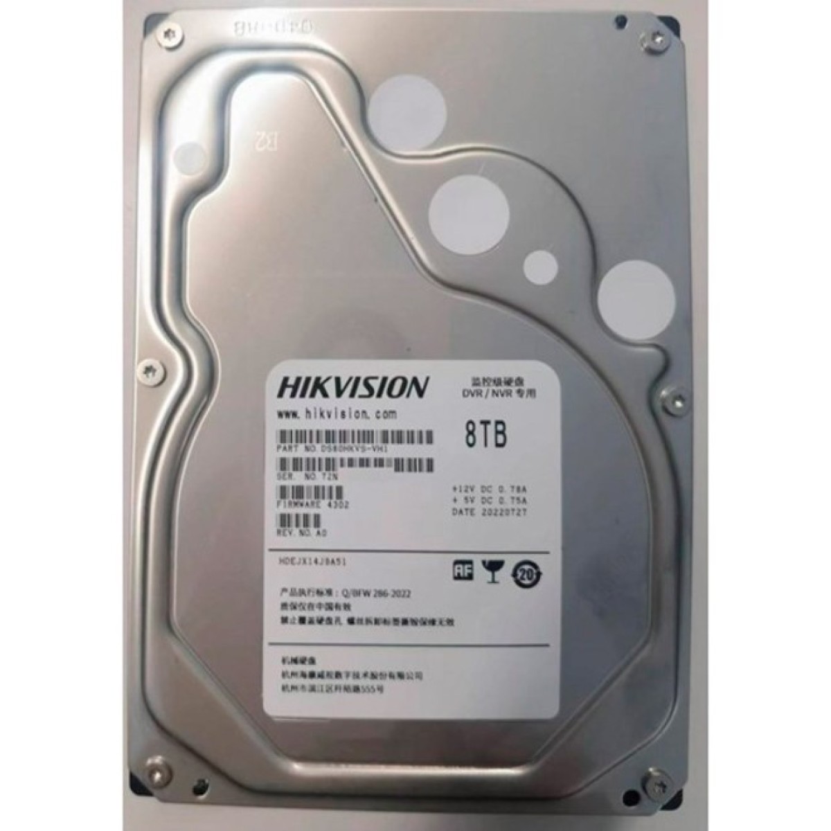 Жёсткий диск 3.5" Hikvision 8TB SATA/256MB (DS80HKVS-VX1) 98_98.jpg