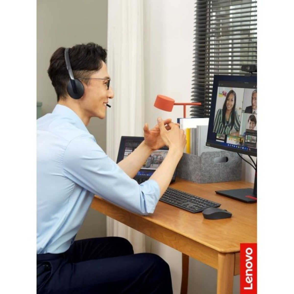 Навушники Lenovo Wired ANC Headset Gen 2 (Teams) Black (4XD1M45627) 98_98.jpg - фото 2