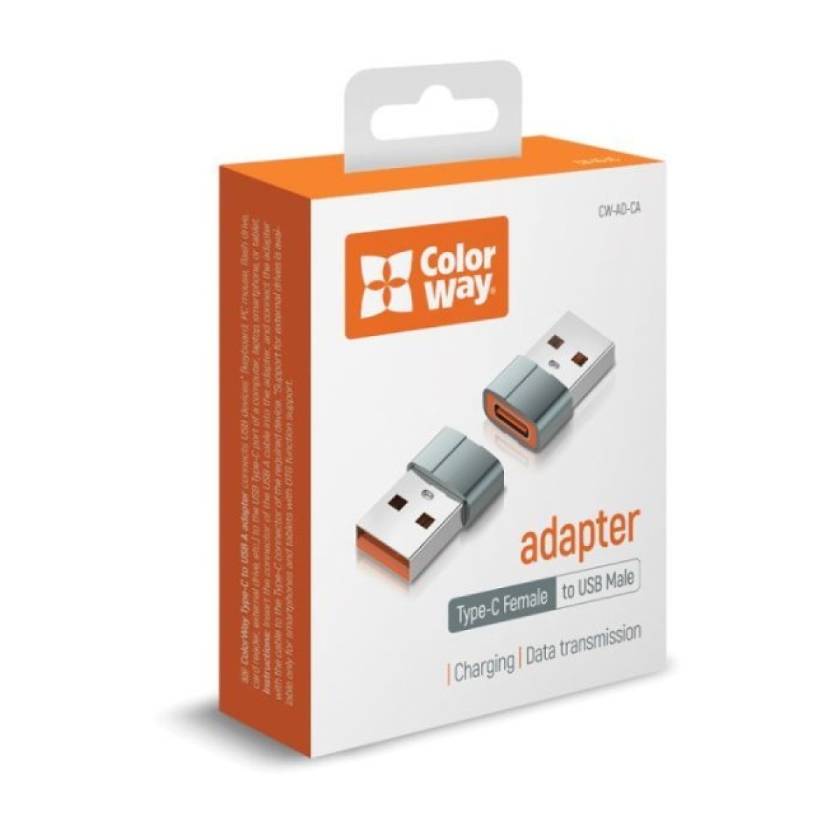 Перехідник USB-C to USB-A ColorWay (CW-AD-CA) 98_98.jpg - фото 3