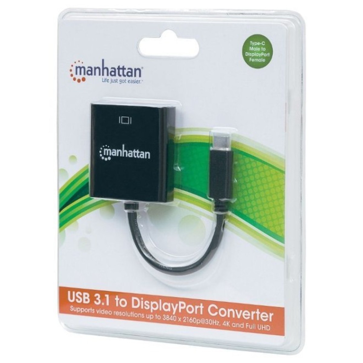 Перехідник USB3.1 Type-C to DisplayPort (F) Manhattan Intracom (152020) 98_98.jpg - фото 2