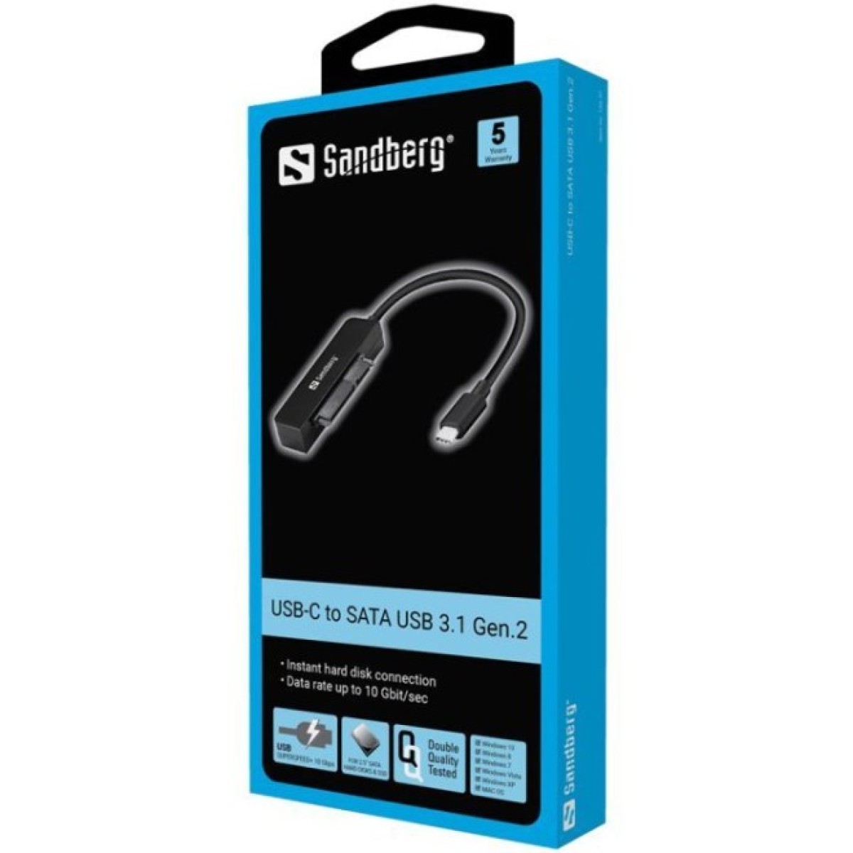 Переходник USB 3.1 Type-С Gen.2 to SATA III (F) Sandberg (136-37) 98_98.jpg - фото 2