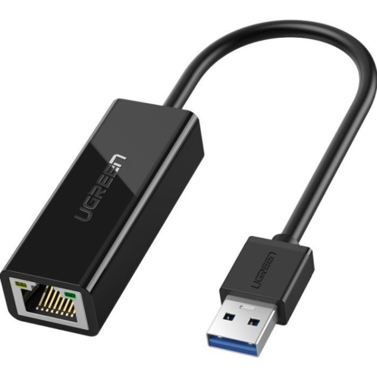Переходник USB 3.0 to Ethernet RJ45 1000 Mb CR111 Black Ugreen (20256) 256_256.jpg