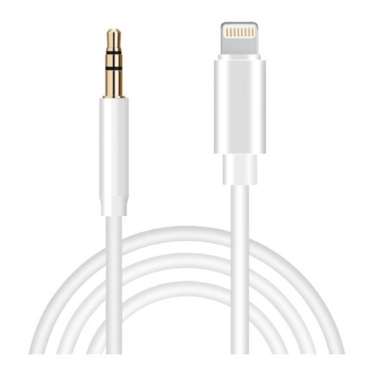 Переходник Lightning to Jack 3.5 мм white 1.0m XoKo (AUX-001-WH) 98_98.jpg