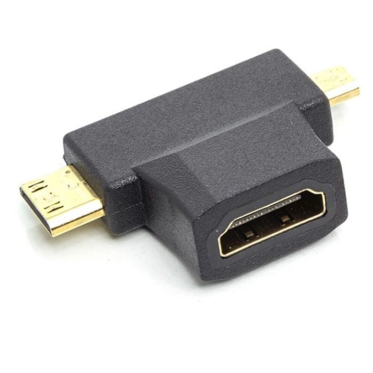 Переходник HDMI (F) to mini HDMI (M) / micro HDMI (M) PowerPlant (CA912056) 98_98.jpg - фото 2