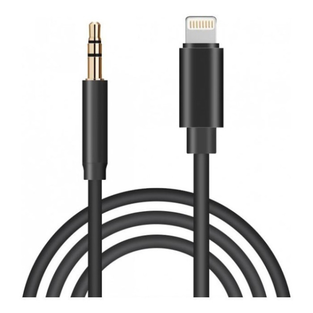Перехідник Lightning to Jack 3.5 мм black 1.0m XoKo (AUX-001-BK) 98_98.jpg