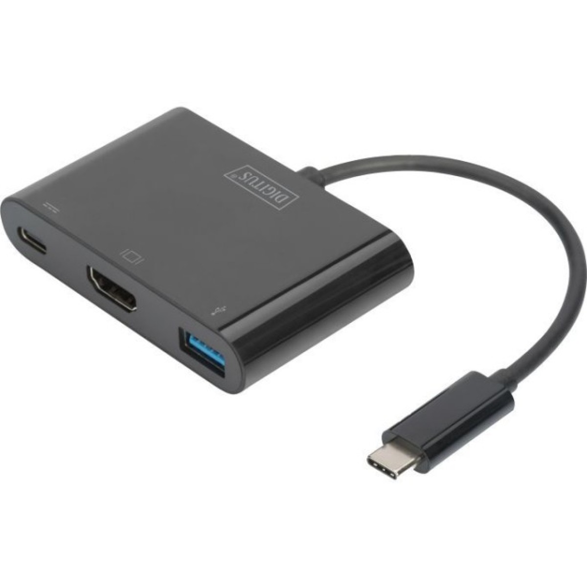 Переходник USB-C to HDMA 2xUSB Digitus (DA-70855) 98_98.jpg - фото 1