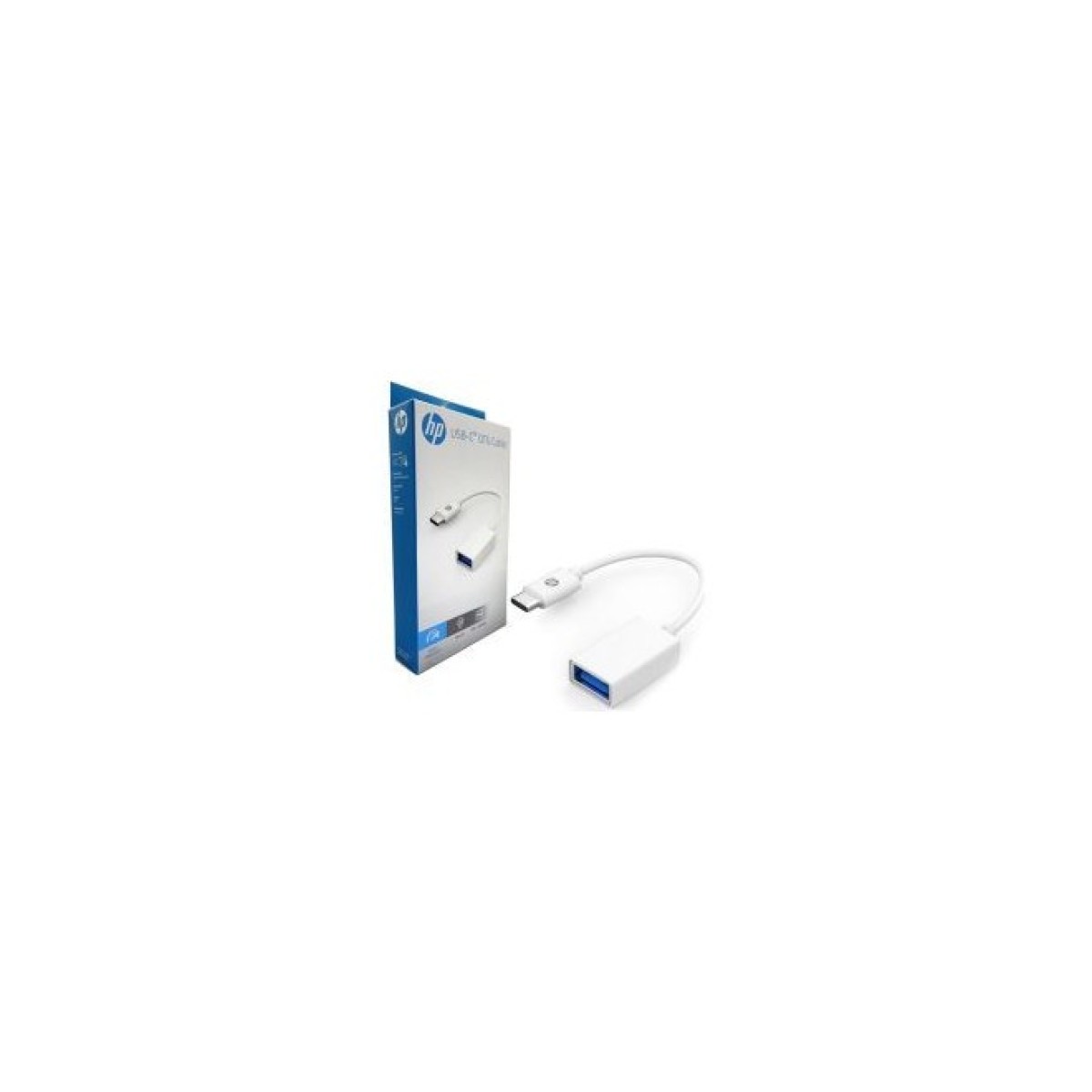 Переходник USB3.1 Type-C to USB (OTG) 0.15m white HP (DHC-TC105) 98_98.jpg - фото 3