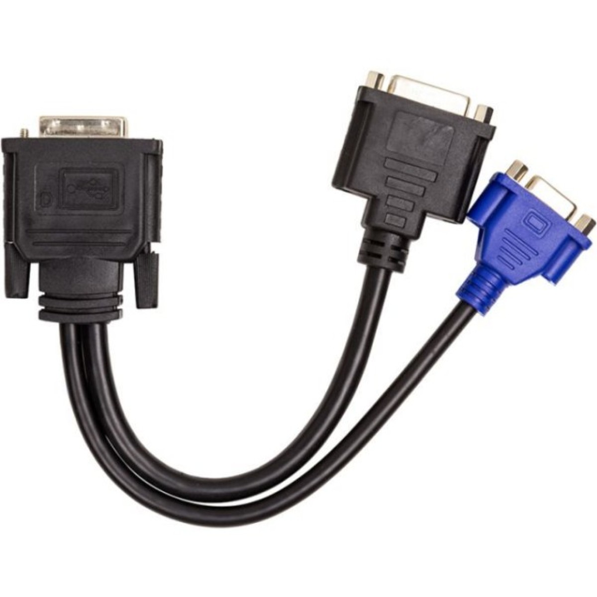 Перехідник DVI-I (M) to DVI-D (F) + VGA (F), 0.3m PowerPlant (CA912551) 98_98.jpg - фото 3