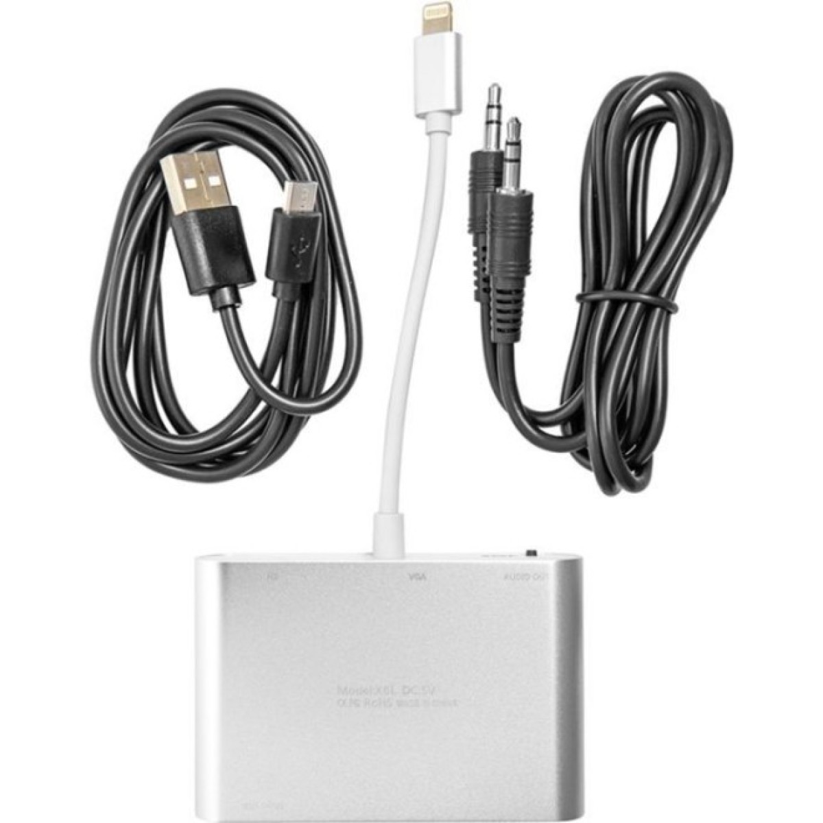 Переходник Lightning (M) to HDMI, VGA, 3.5mм (F) PowerPlant (CA911929) 98_98.jpg - фото 2