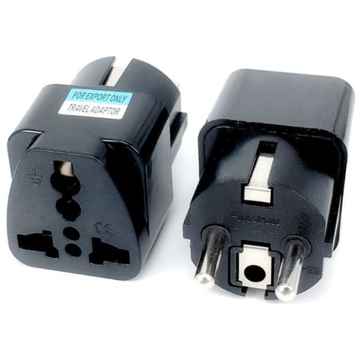 Перехідник US/UK/AU to EU Dynamode (EU Adapter black) 98_98.jpg - фото 4