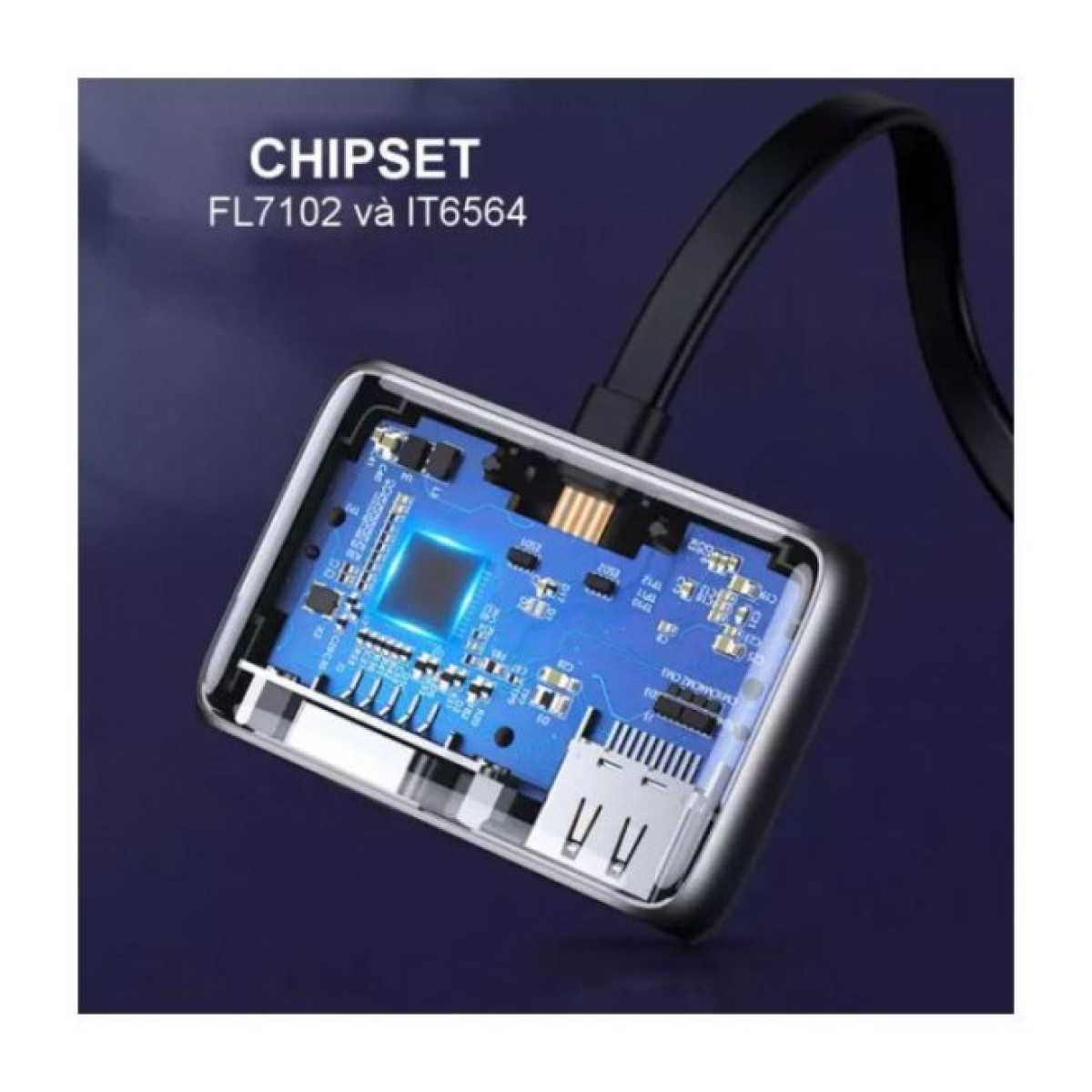 Переходник USB2.0 to HDMI+VGA (HDMI 1.4b 3D/4K*2K30Hz+VGA 1080P60Hz CM303) black Ugreen (70549) 98_98.jpg - фото 3