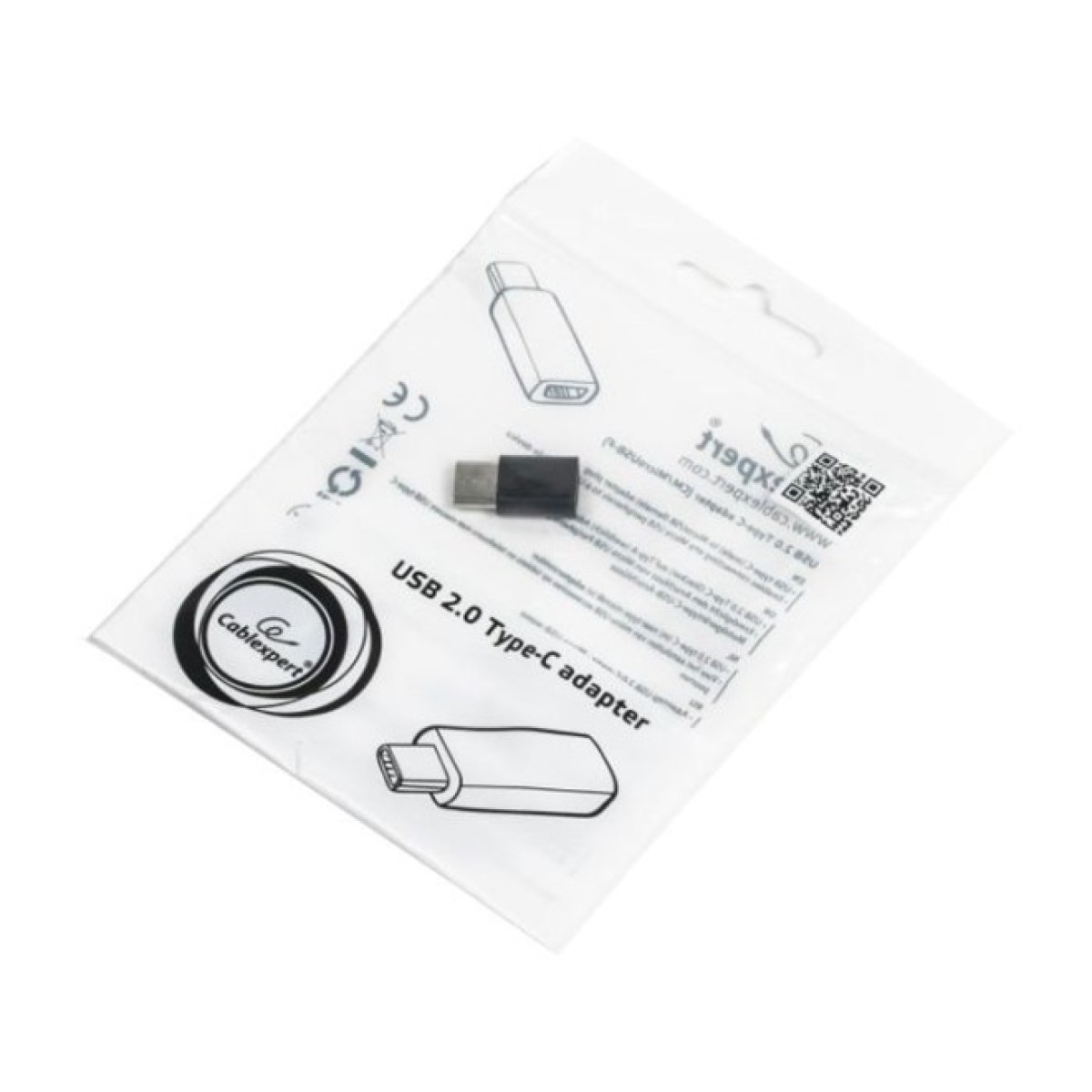 Перехідник USB Type-C (Micro USB розетка) Cablexpert (A-USB2-CMmF-01) 98_98.jpg - фото 3