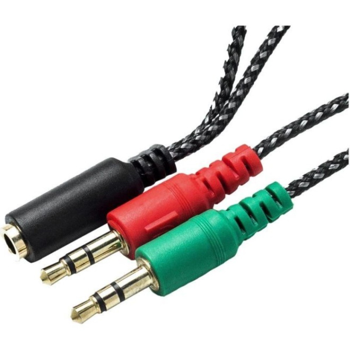 Перехідник XoKo AC-007 2x3.5-мм jack(F) - 3.5-мм 4pin jack(M) (XOKO AC-007) 98_98.jpg - фото 3